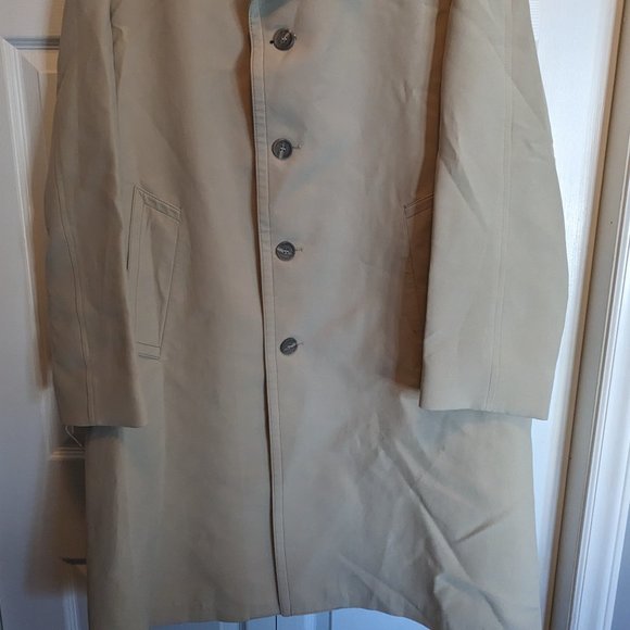 Men's Tan London Fog Coat - Picture 1 of 7